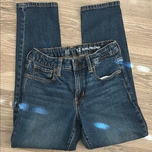 GAP Indigo Girlfriend Jeans
